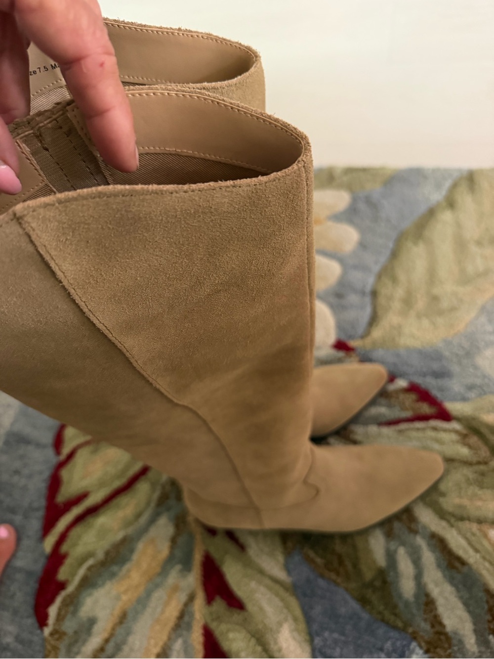 Dolce Vita Tan suede tall boots NWT Size 7.5 - Picture 6 of 8